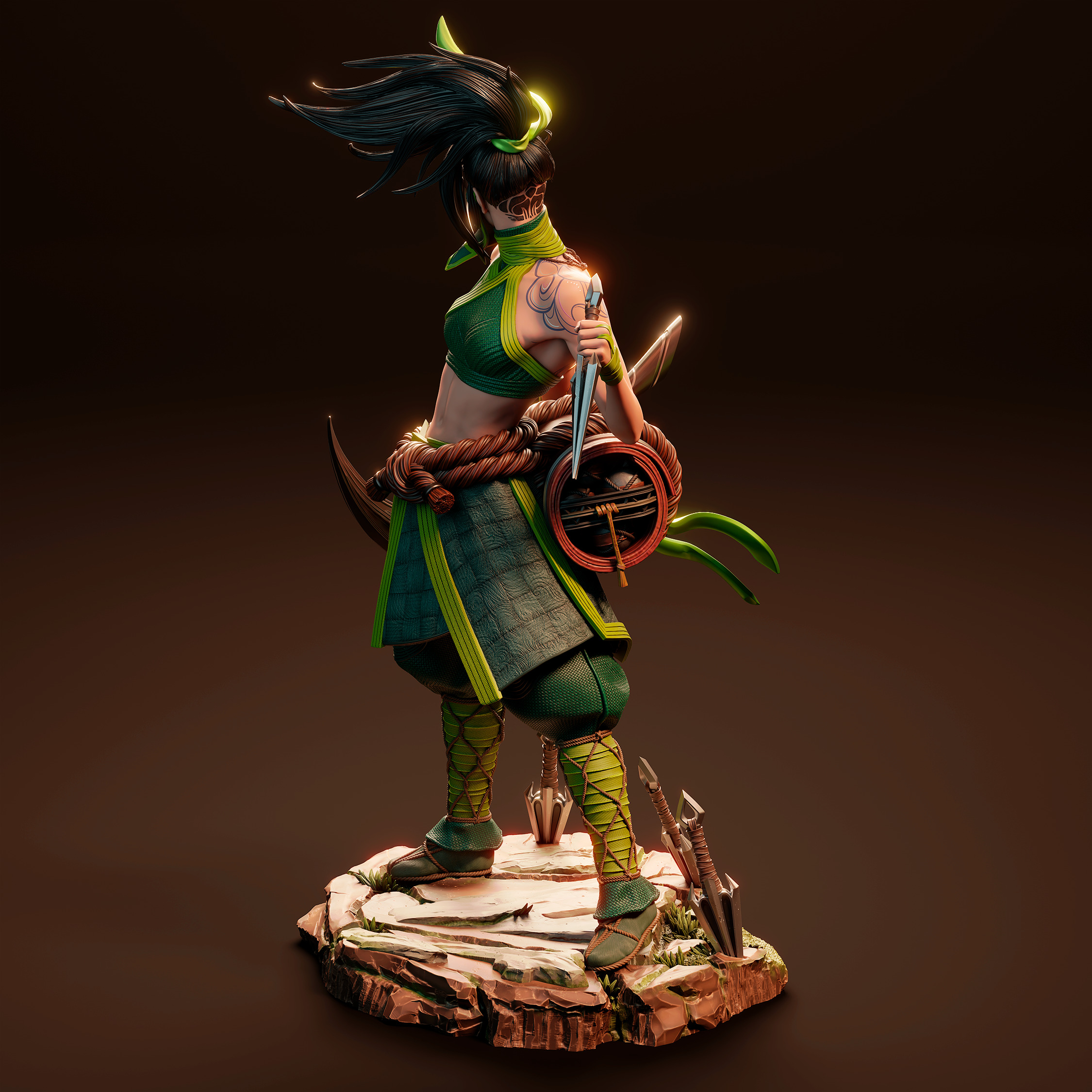Akali 3D Print 3D print model_7