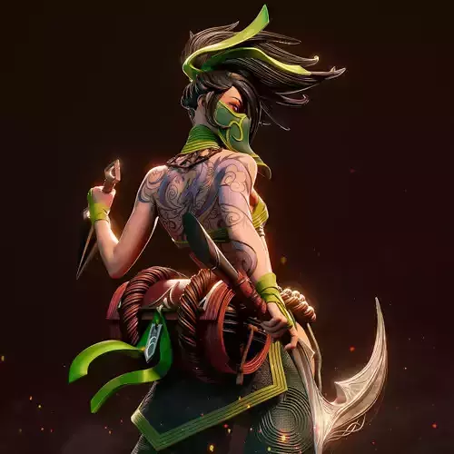 Akali 3D Print 3D print model
