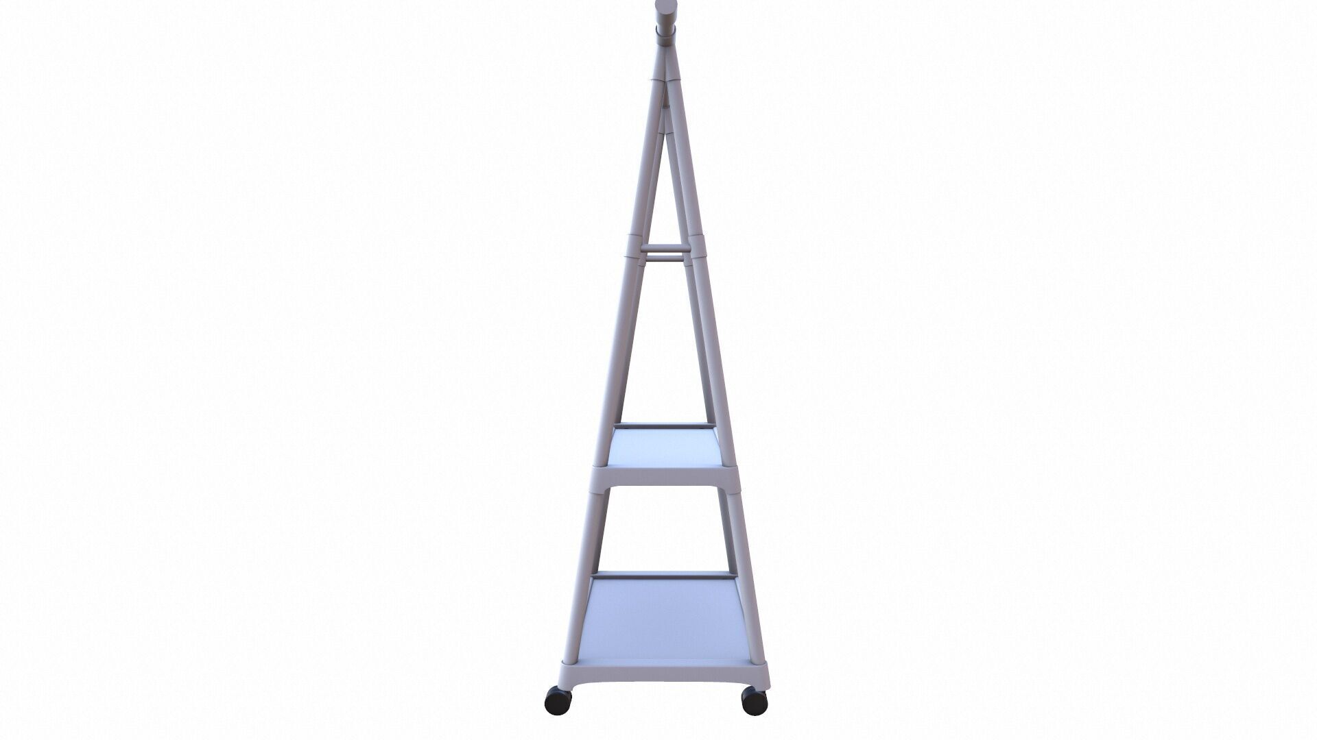 Shelf Clothes Hanger 3D model_4