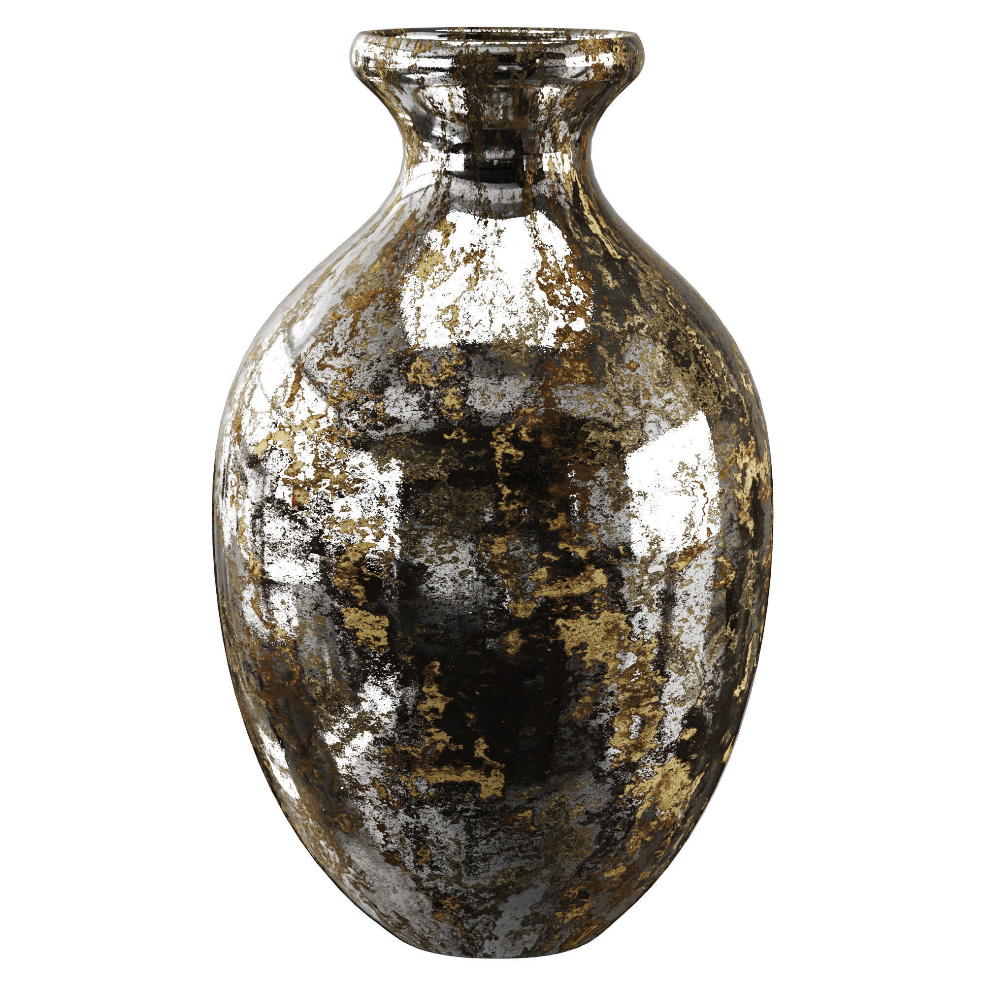 Vase decor Low-poly 3D model_6