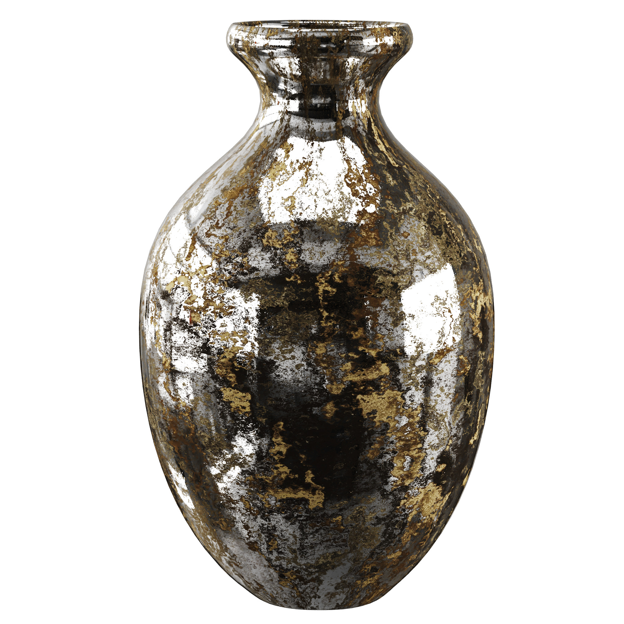 Vase decor Low-poly 3D model_4