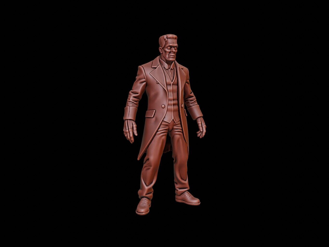 Frankenstein Figure 3D print model_1