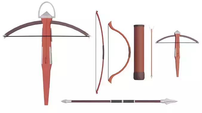 Medieval long range pack 7 items