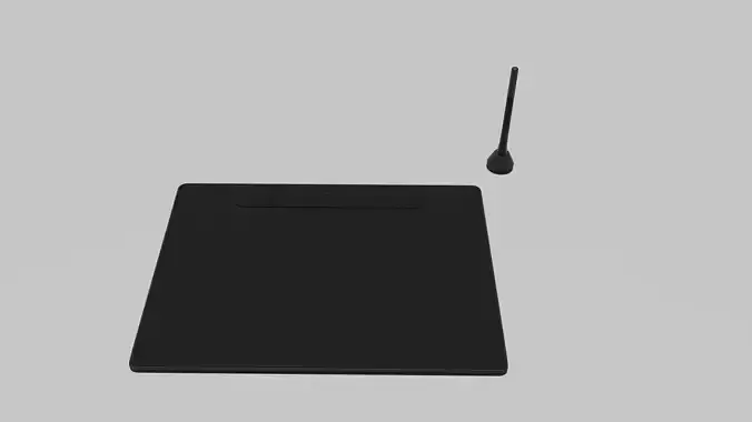 High Poly Graphic Tablet Modle