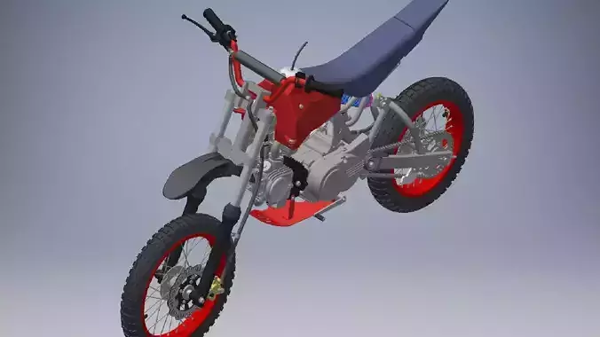 Pit bike is a small motorcycle