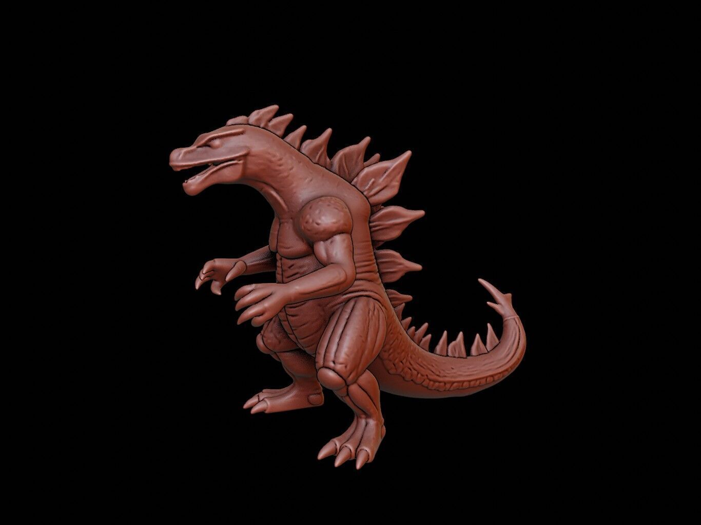 Gamera Figure 3D print model_2