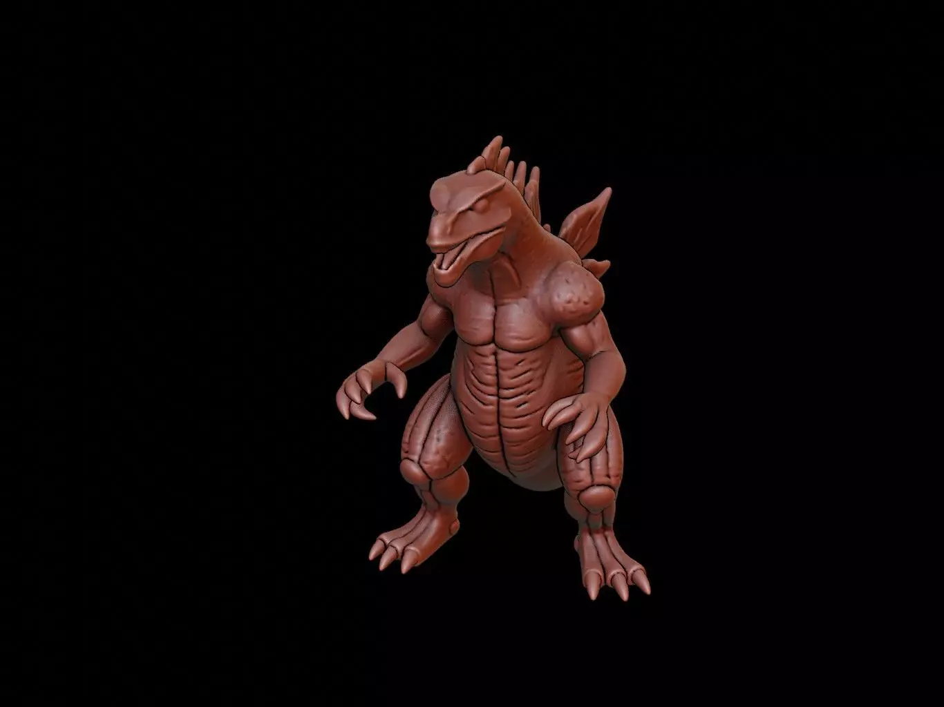 Gamera Figure 3D print model_0