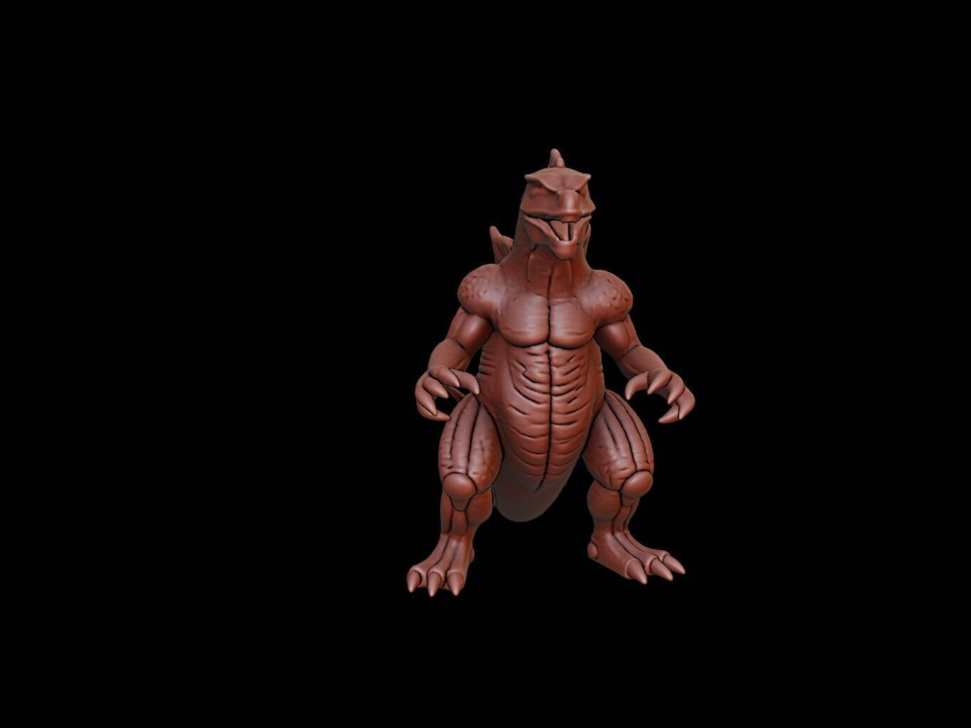 Gamera Figure 3D print model_1
