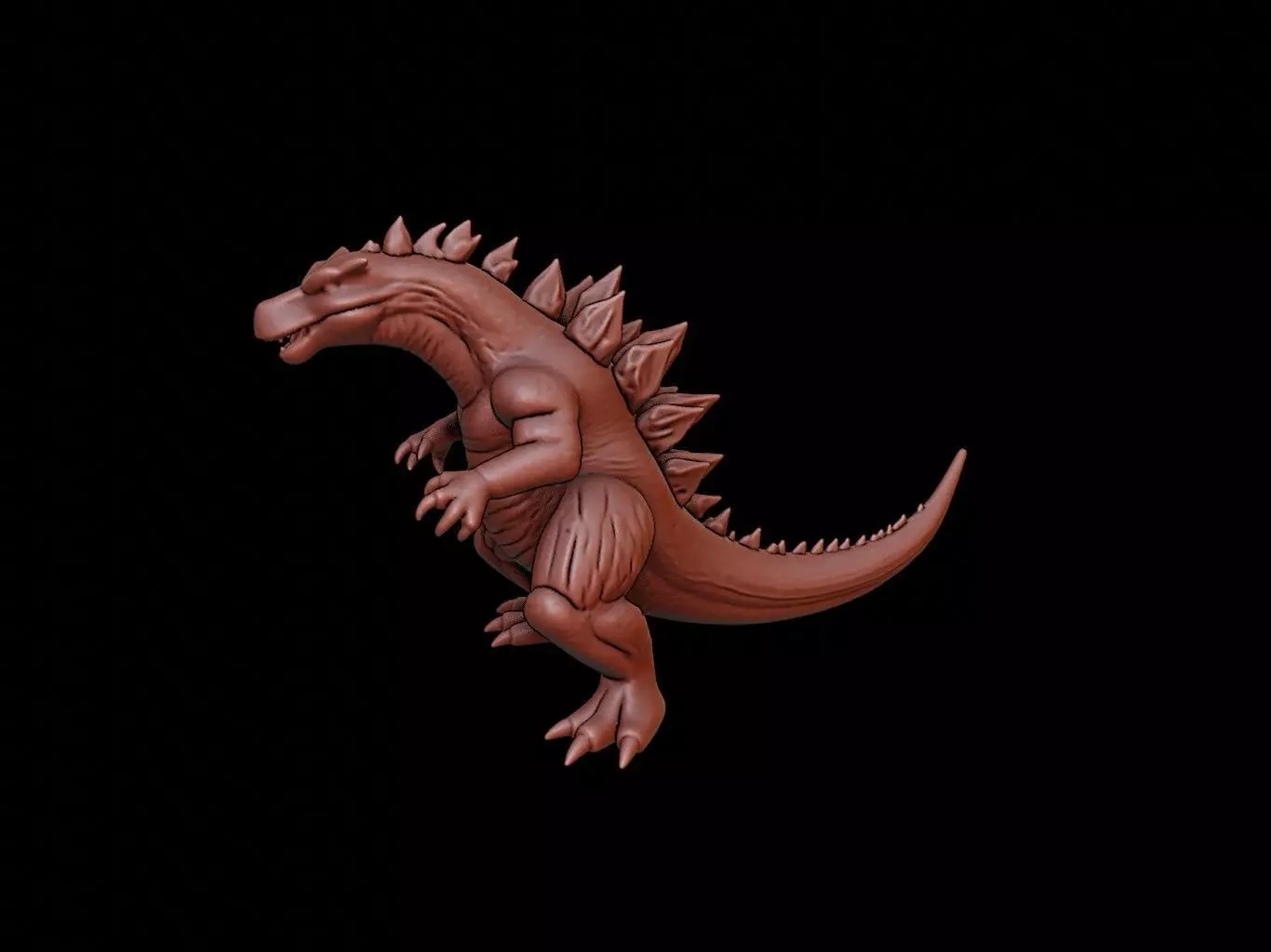 Gamera Figure 3D print model_0