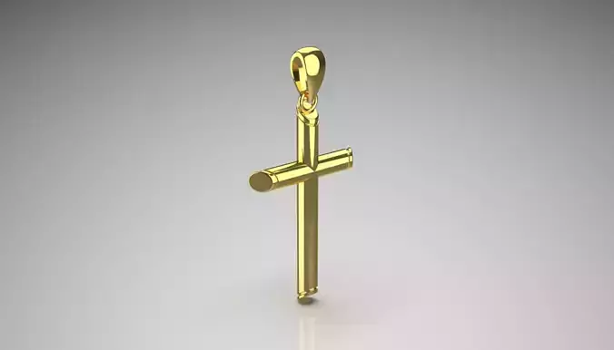 gold cross pendant gp0201
