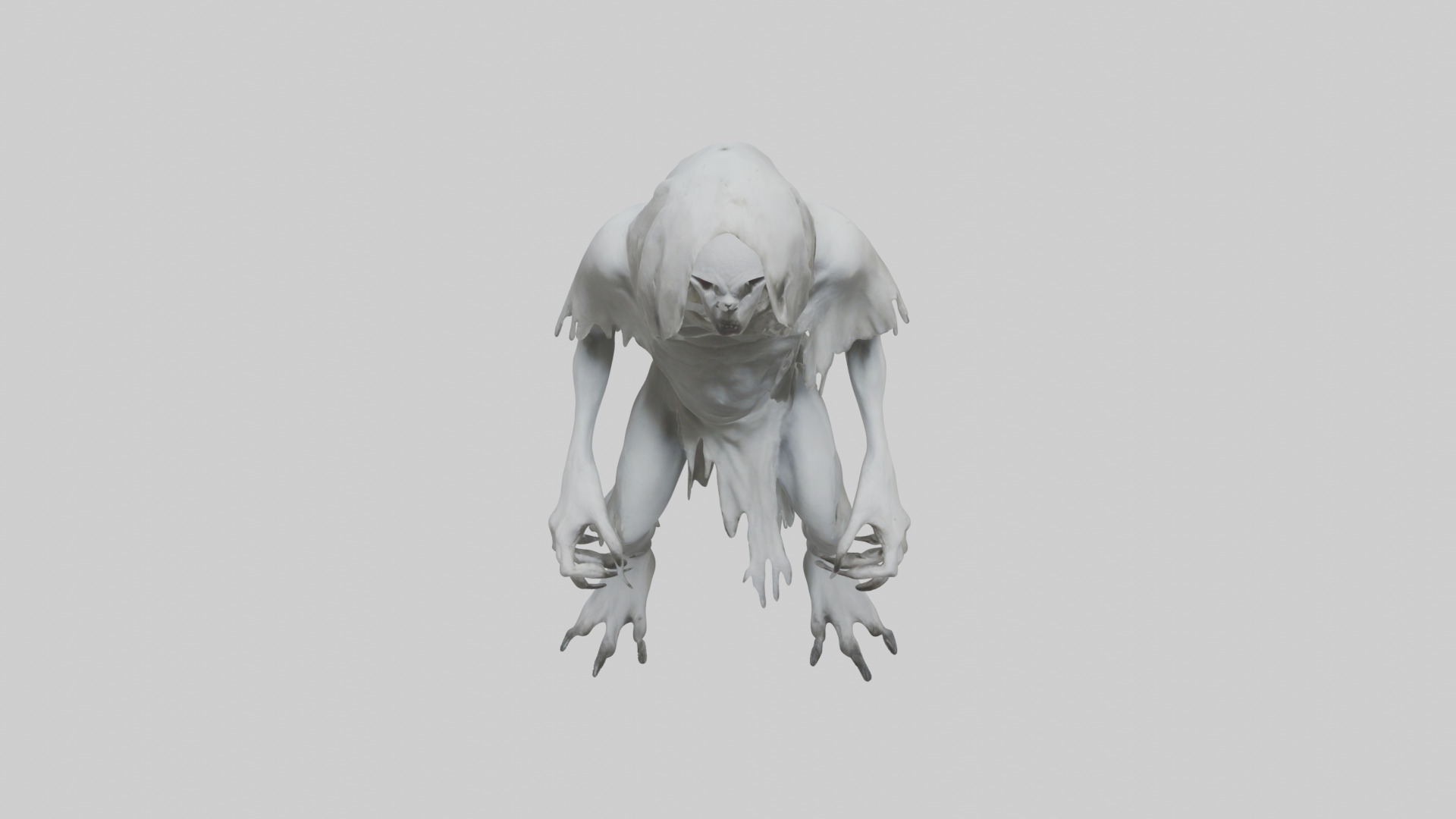 Feral Ghost Model Low-poly 3D model_16