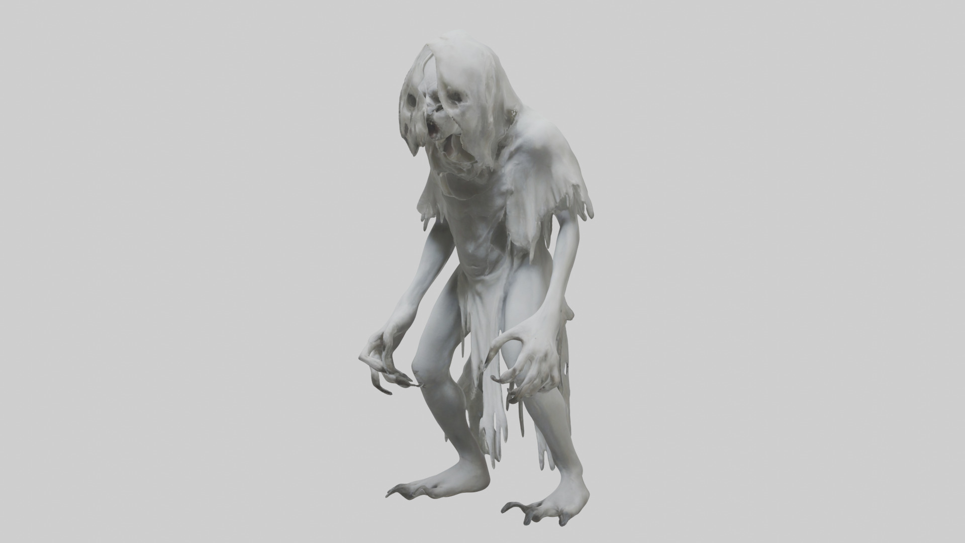 Feral Ghost Model Low-poly 3D model_10