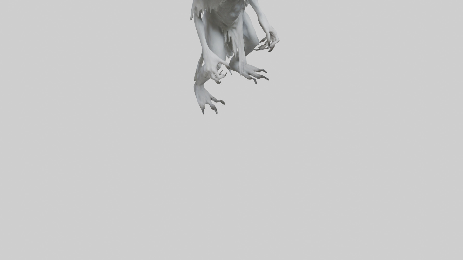 Feral Ghost Model Low-poly 3D model_9