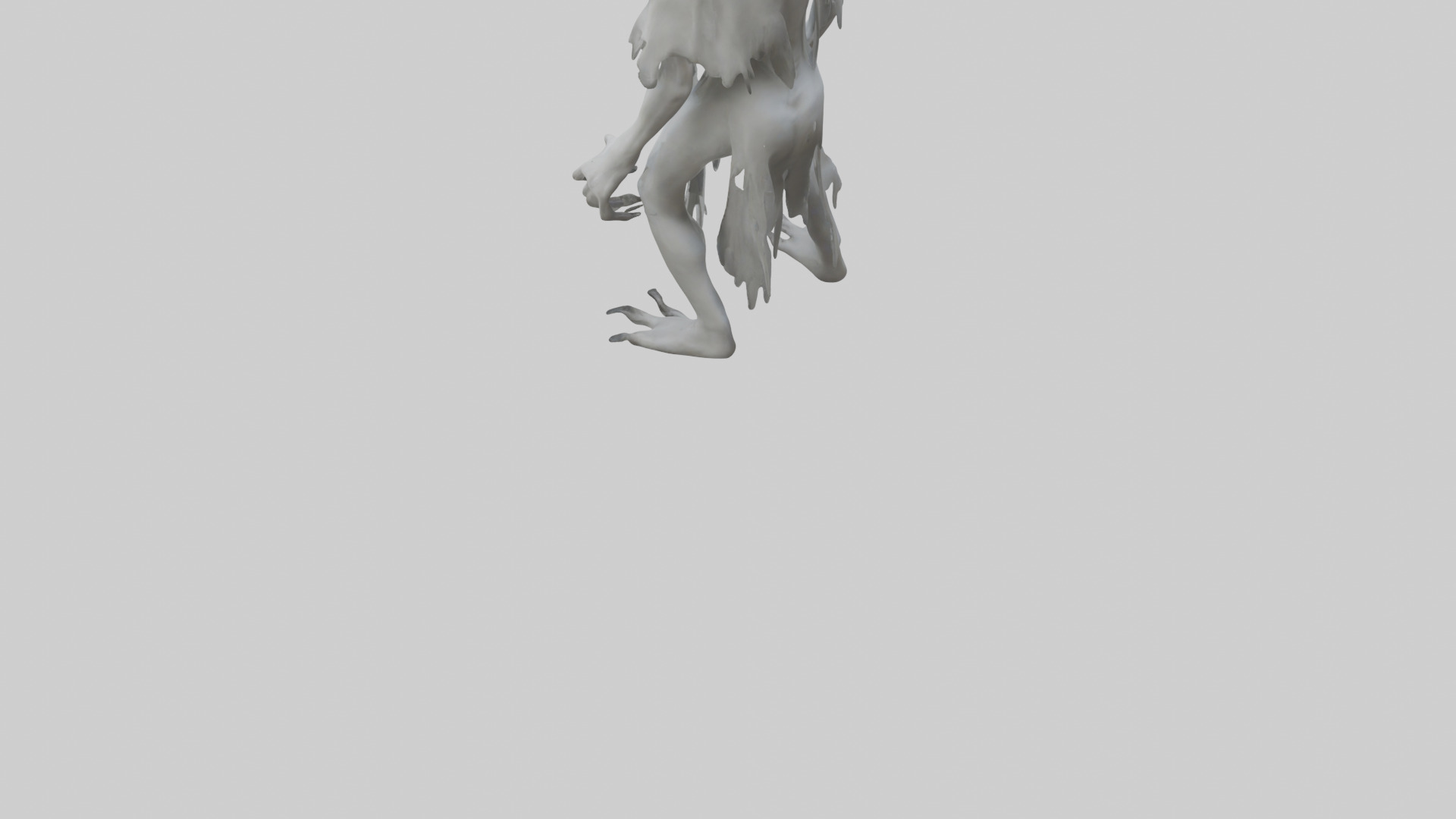 Feral Ghost Model Low-poly 3D model_6