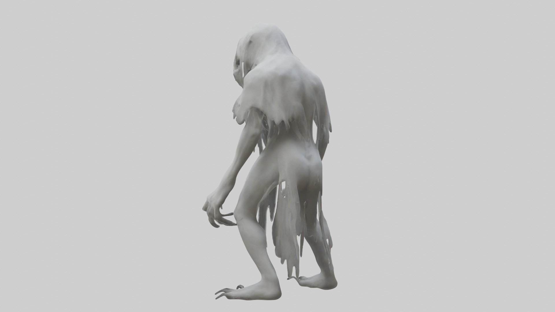 Feral Ghost Model Low-poly 3D model_4