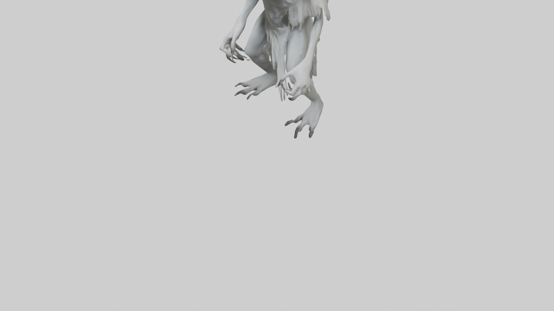 Feral Ghost Model Low-poly 3D model_8