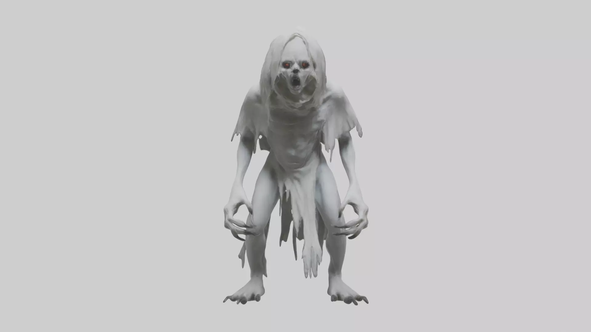 Feral Ghost Model Low-poly 3D model_0