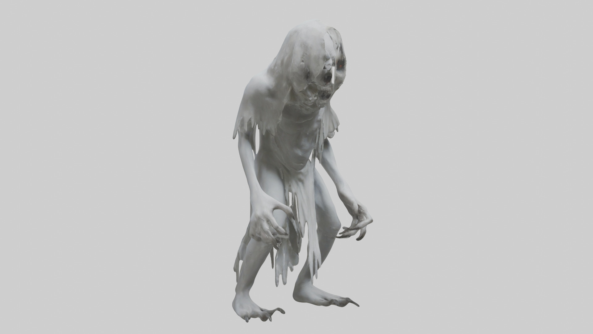 Feral Ghost Model Low-poly 3D model_11