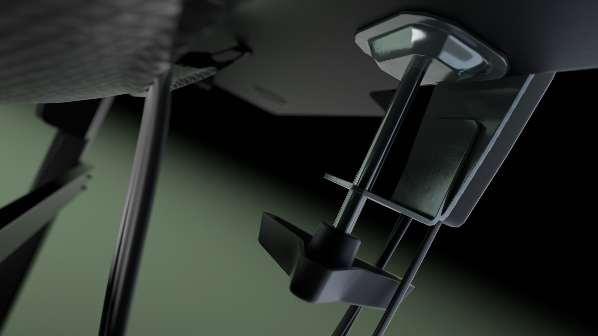 Workstation for PC Low-poly 3D model_19