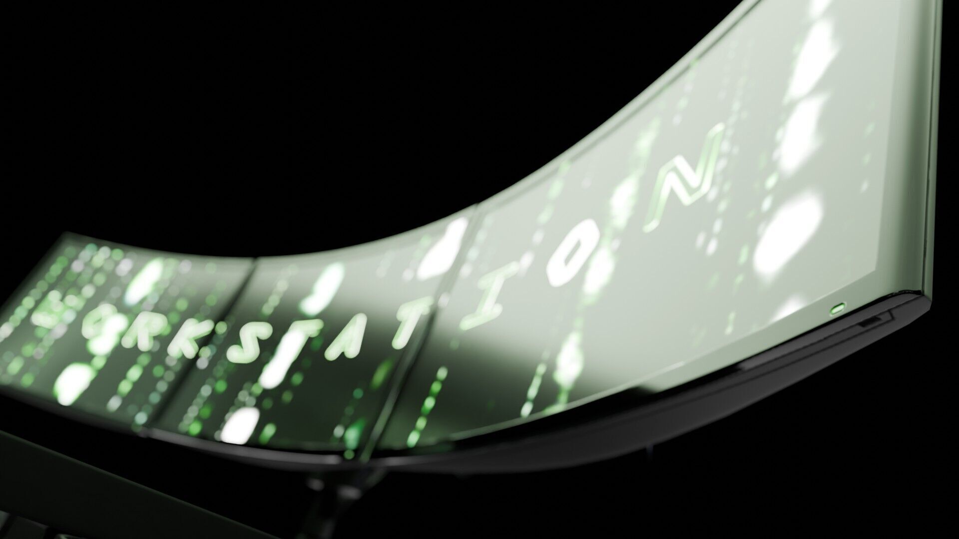 Workstation for PC Low-poly 3D model_21