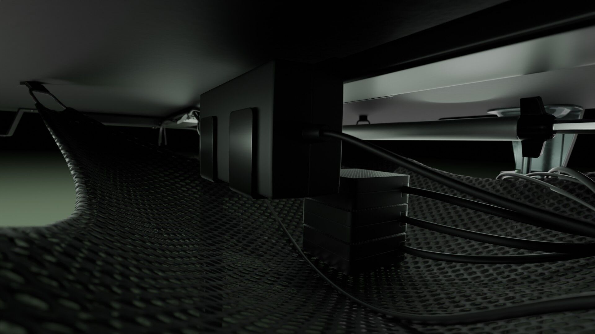 Workstation for PC Low-poly 3D model_18