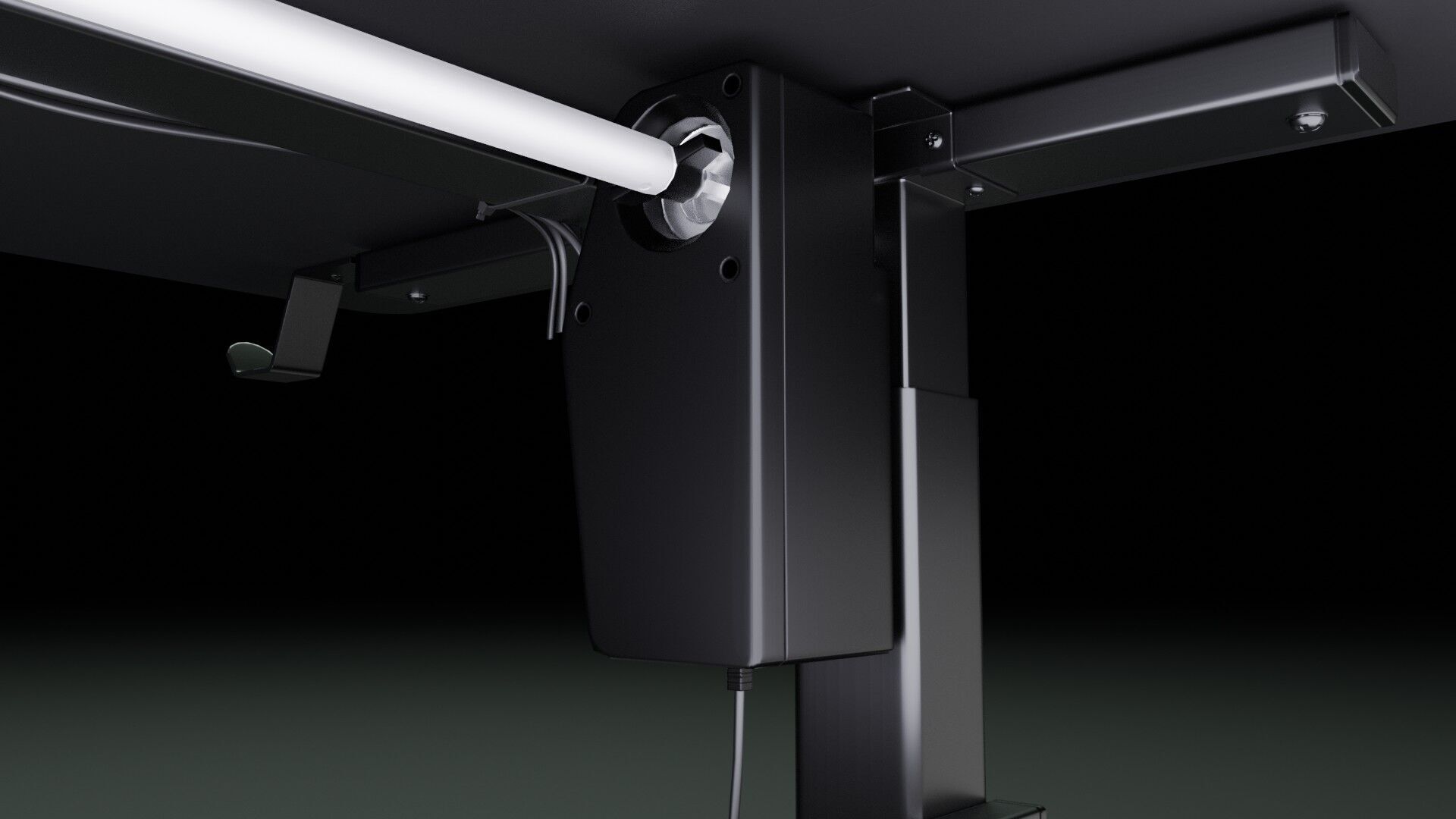 Workstation for PC Low-poly 3D model_47