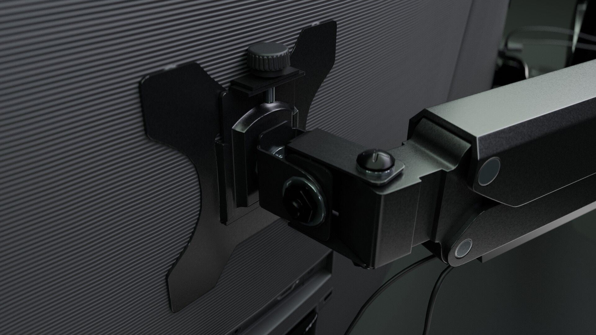 Workstation for PC Low-poly 3D model_39