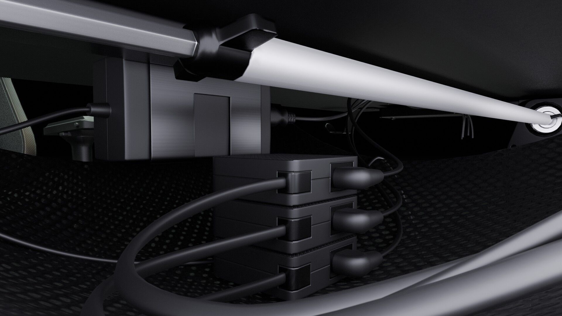 Workstation for PC Low-poly 3D model_45