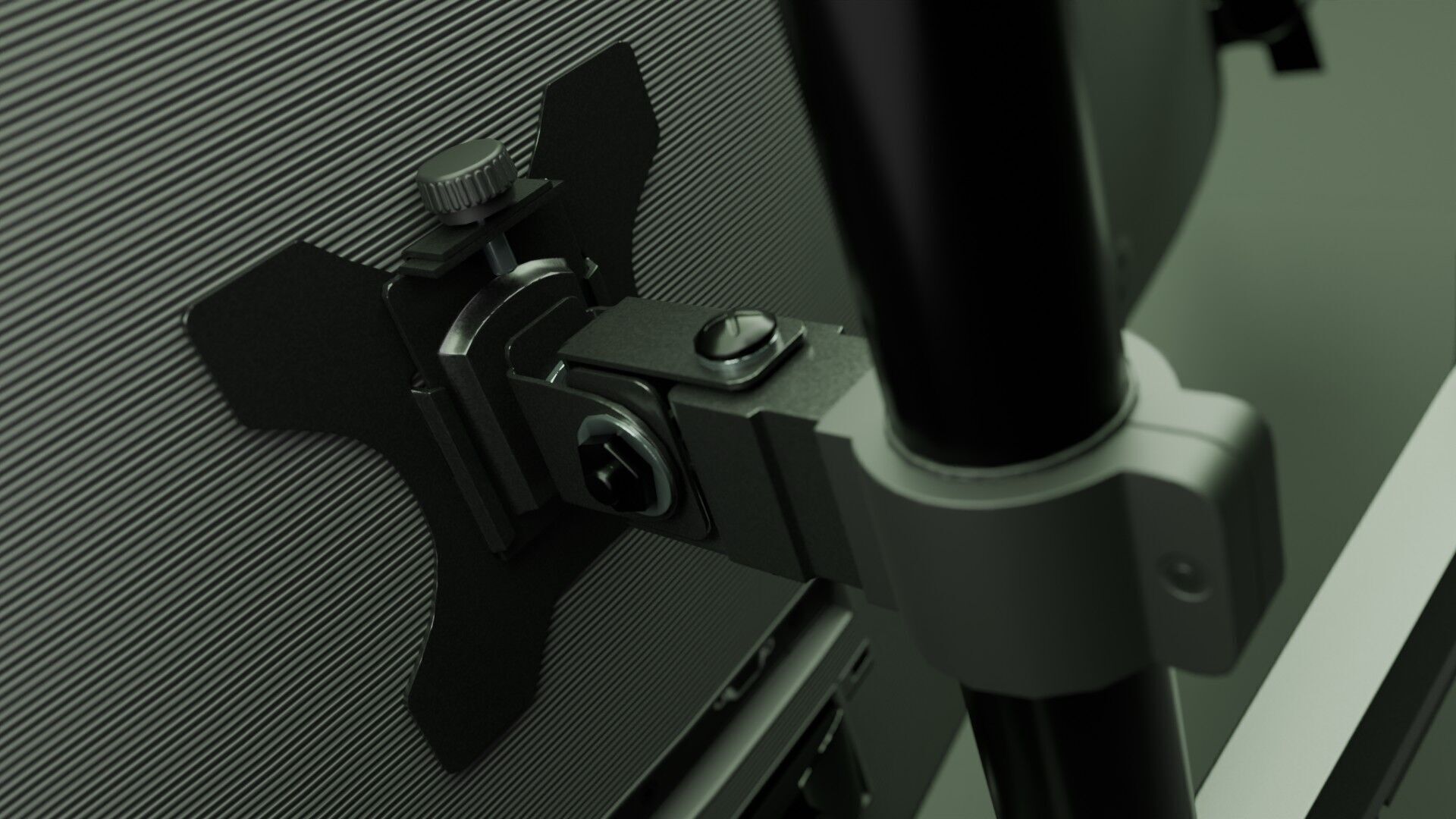 Workstation for PC Low-poly 3D model_15