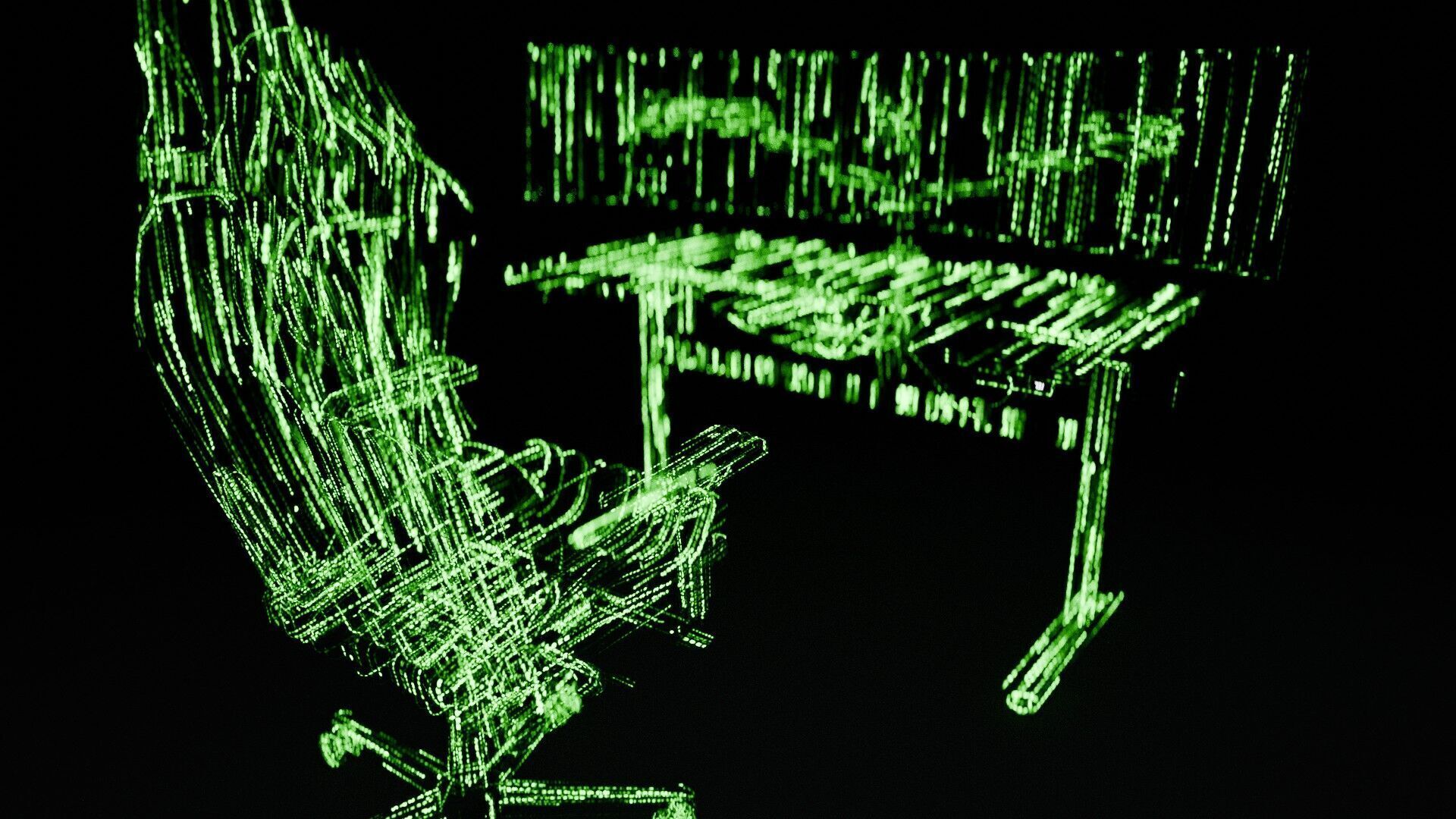 Workstation for PC Low-poly 3D model_52