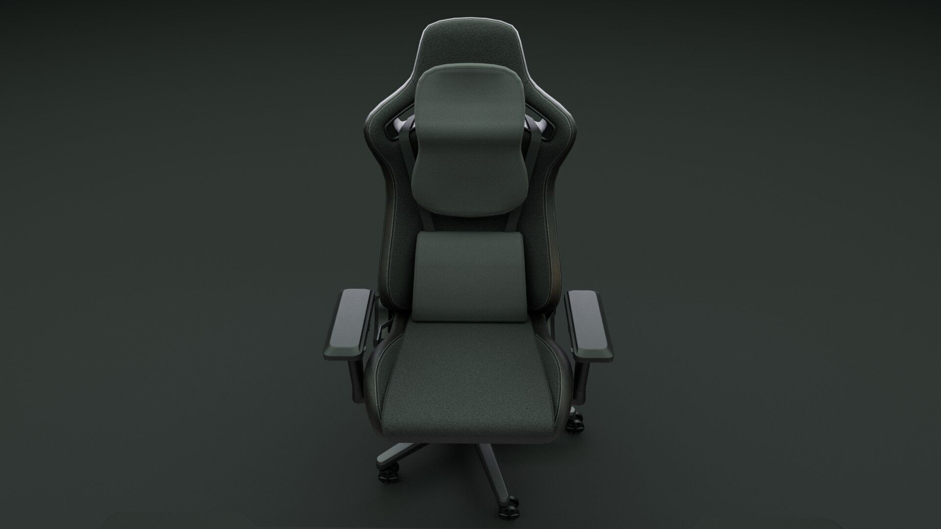 Workstation for PC Low-poly 3D model_25