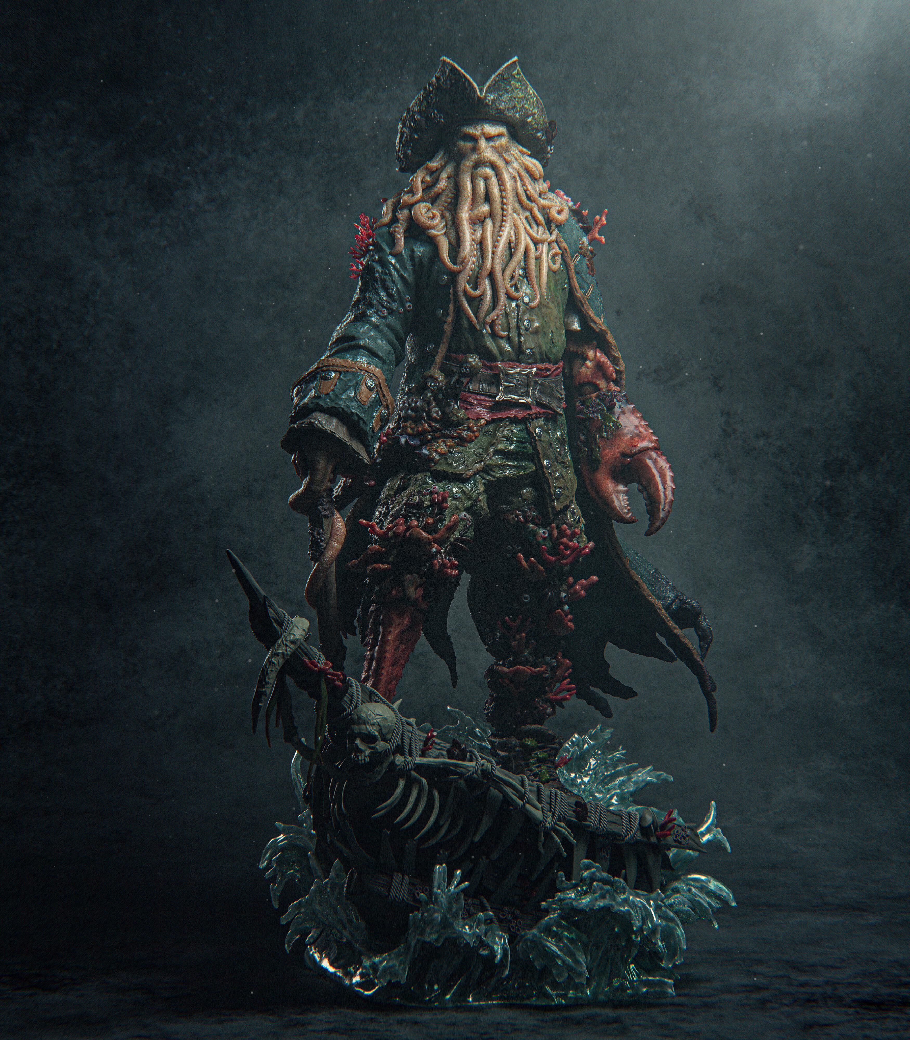Davy Jones 3D Print 3D print model_1