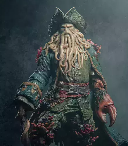 Davy Jones 3D Print 3D print model