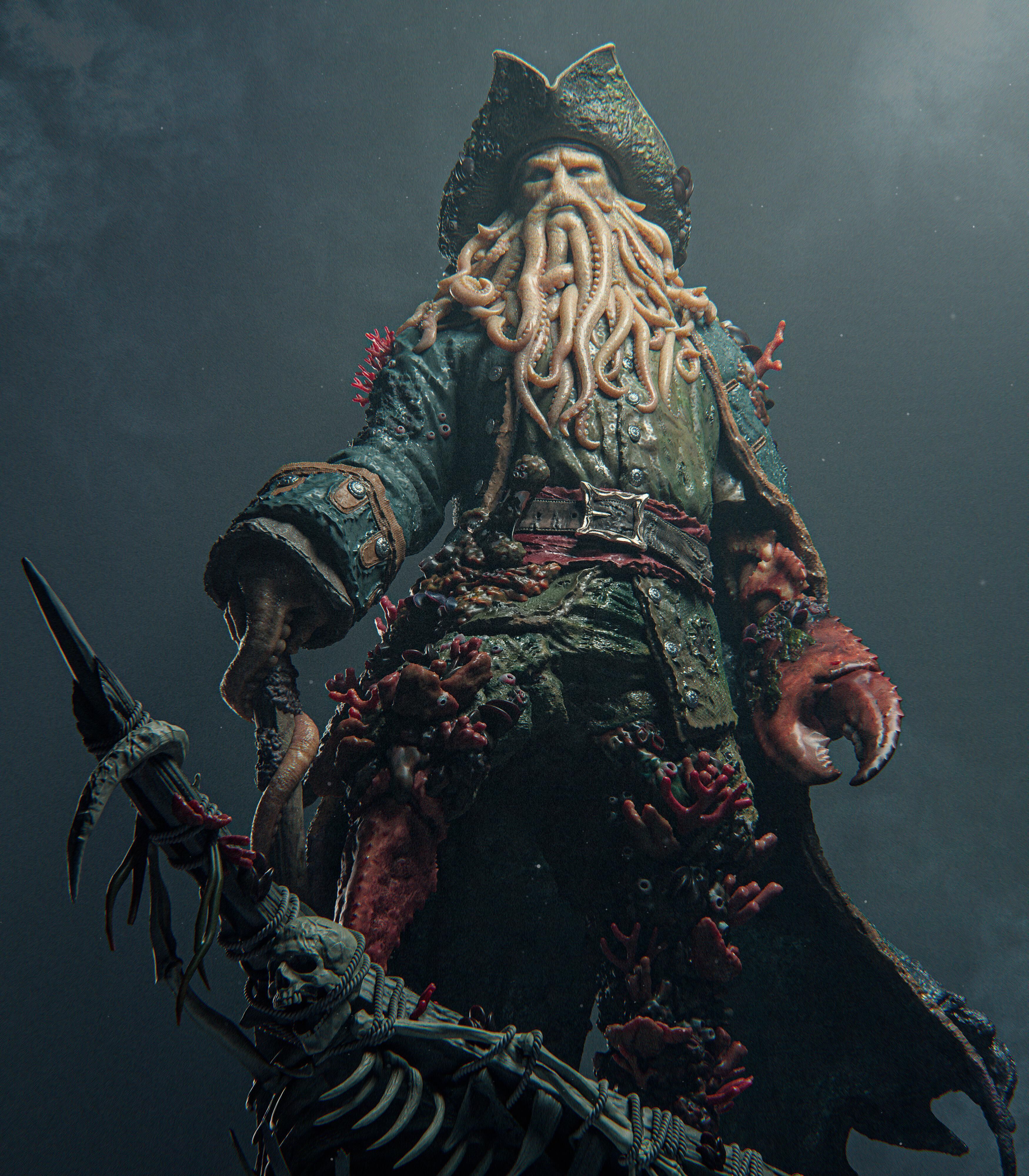 Davy Jones 3D Print 3D print model_2
