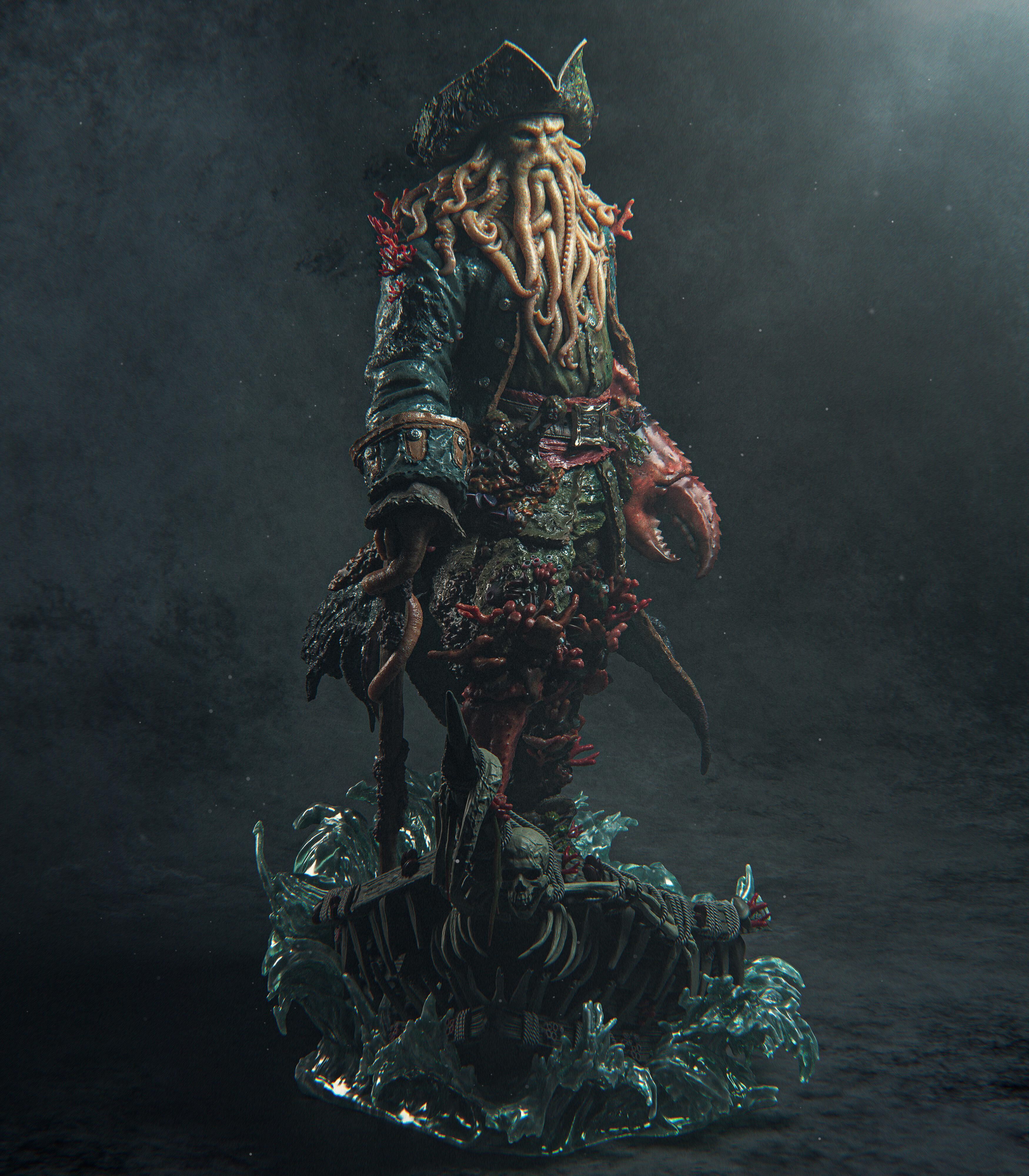 Davy Jones 3D Print 3D print model_4