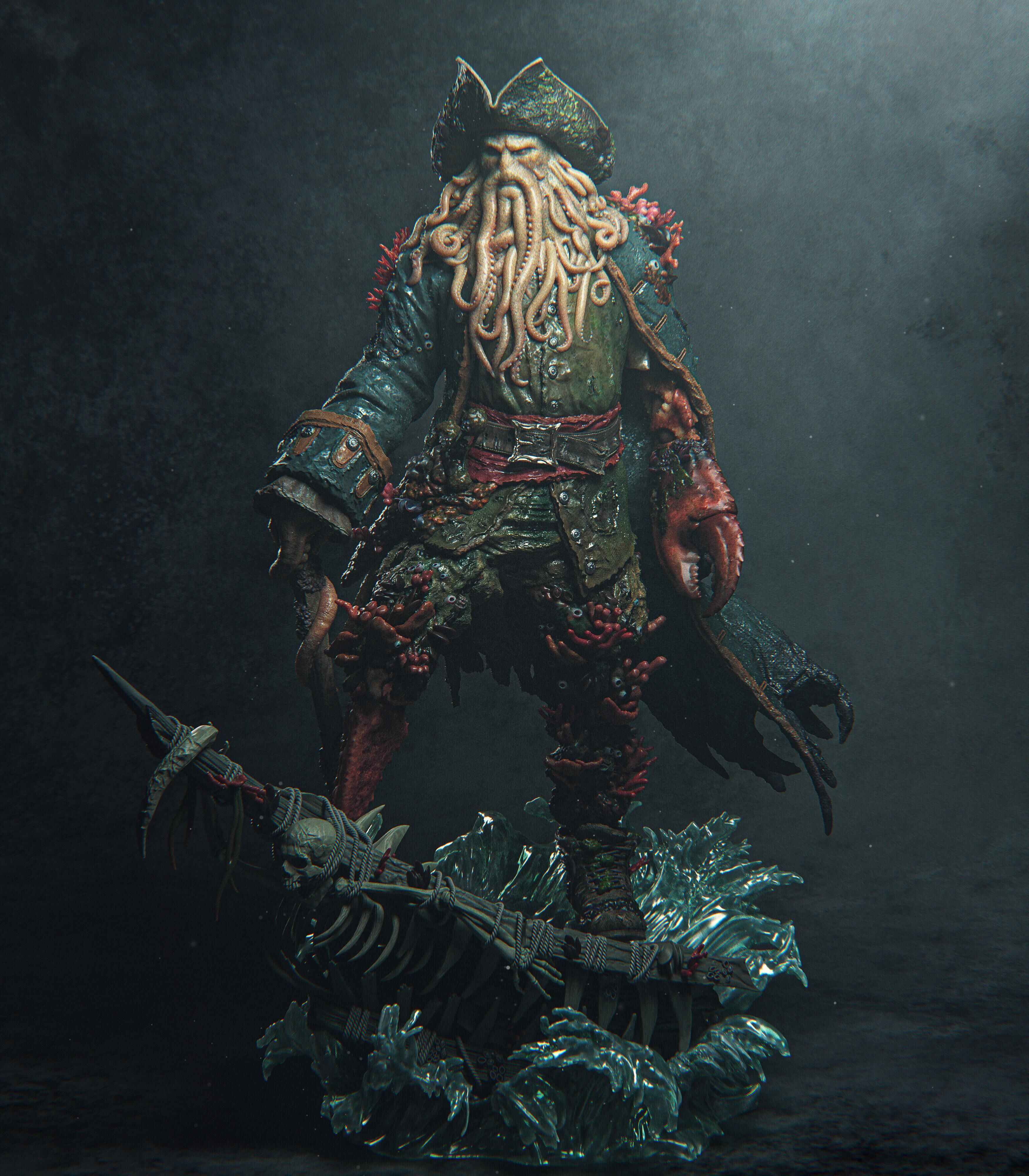 Davy Jones 3D Print 3D print model_3