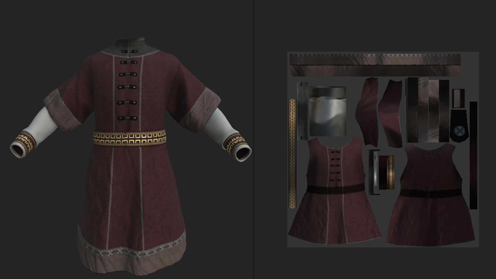 People of African descent Low-poly 3D model_7