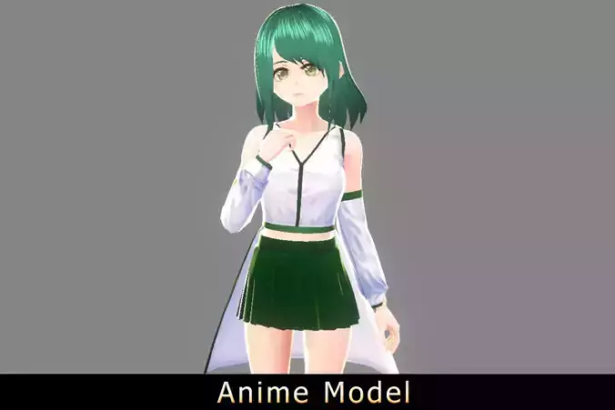 Anime Character - Youko-Miko Free 3D model