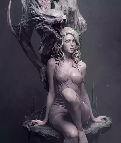 Elegy of the Wyrm 3D Print 3D print model