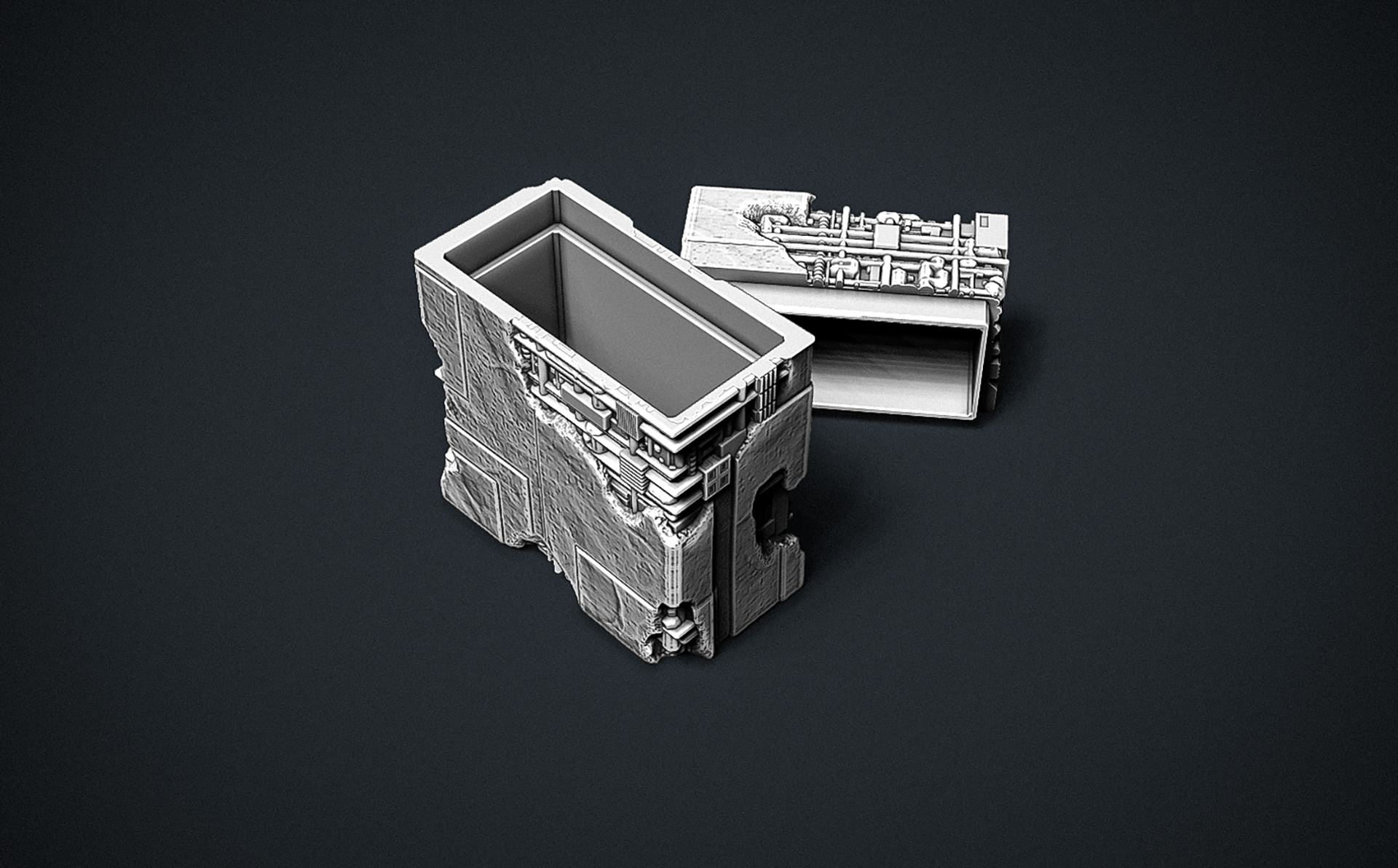 Sci-Fi Tech Container RoZ 3D print model_6