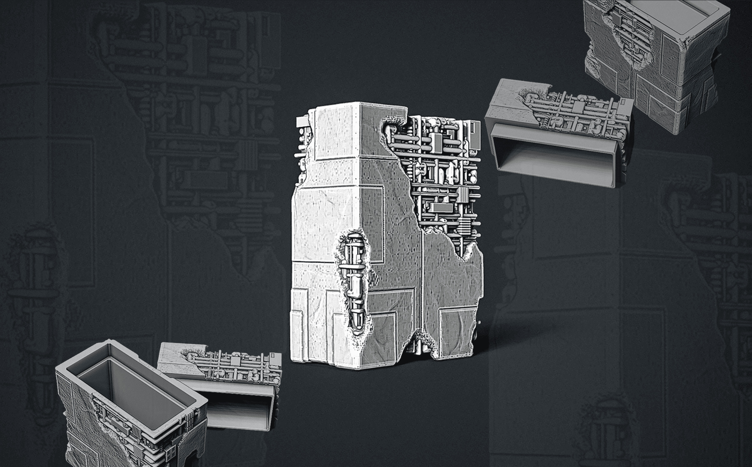 Sci-Fi Tech Container RoZ 3D print model_10