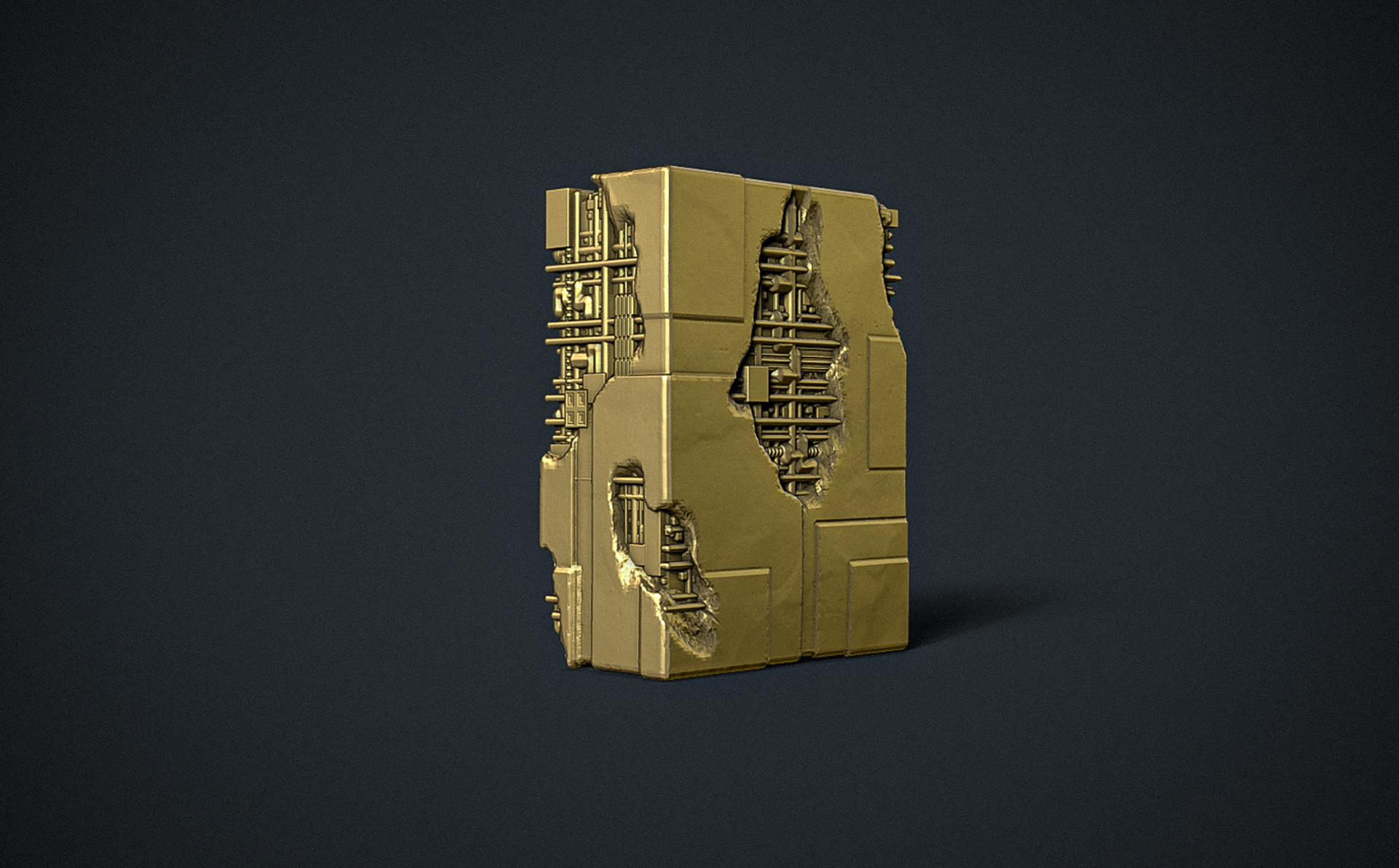 Sci-Fi Tech Container RoZ 3D print model_4