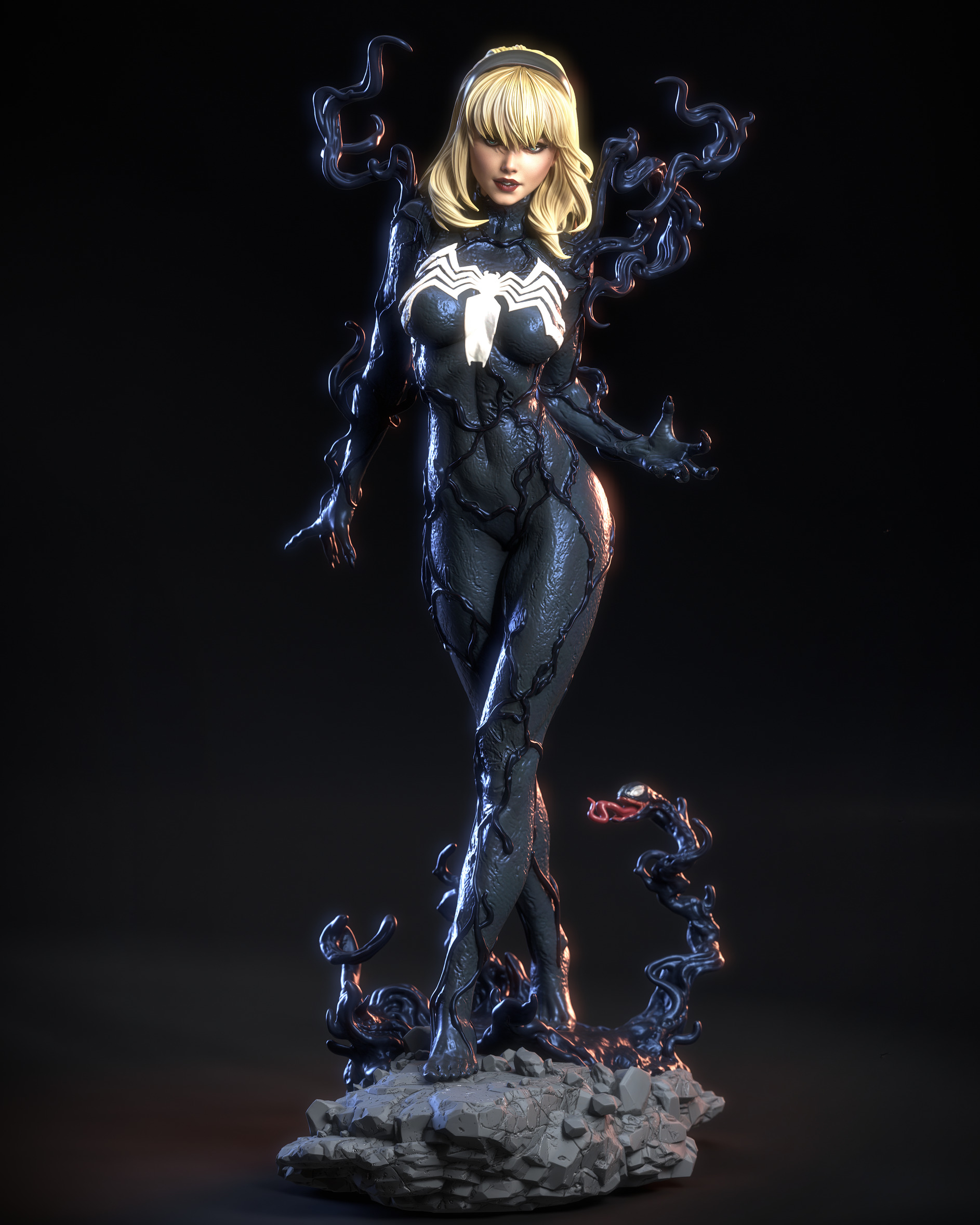 Gwenom 3D Print 3D print model_4