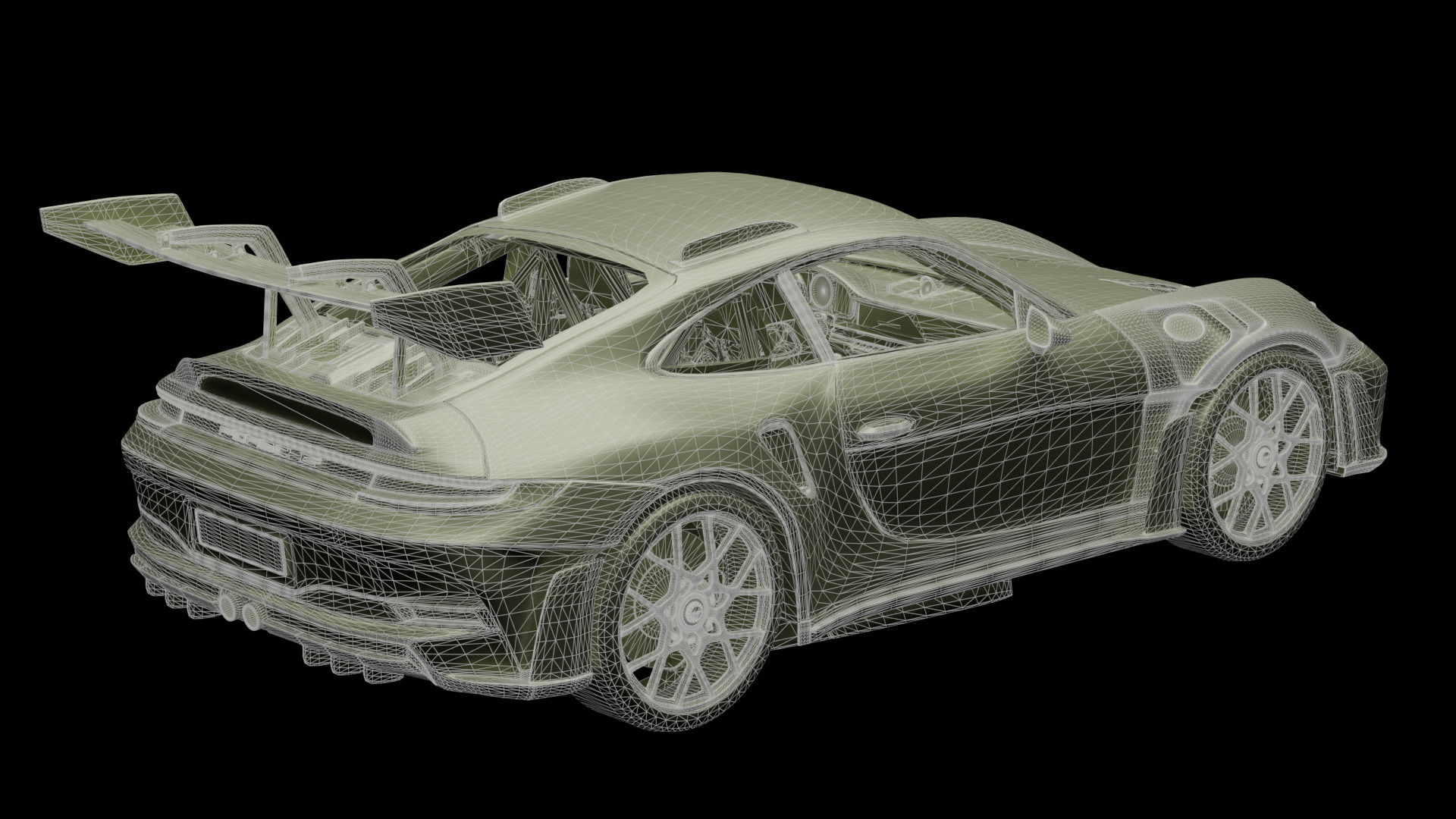 Porsche 911 GT3 RS 992 2023 3D model_8