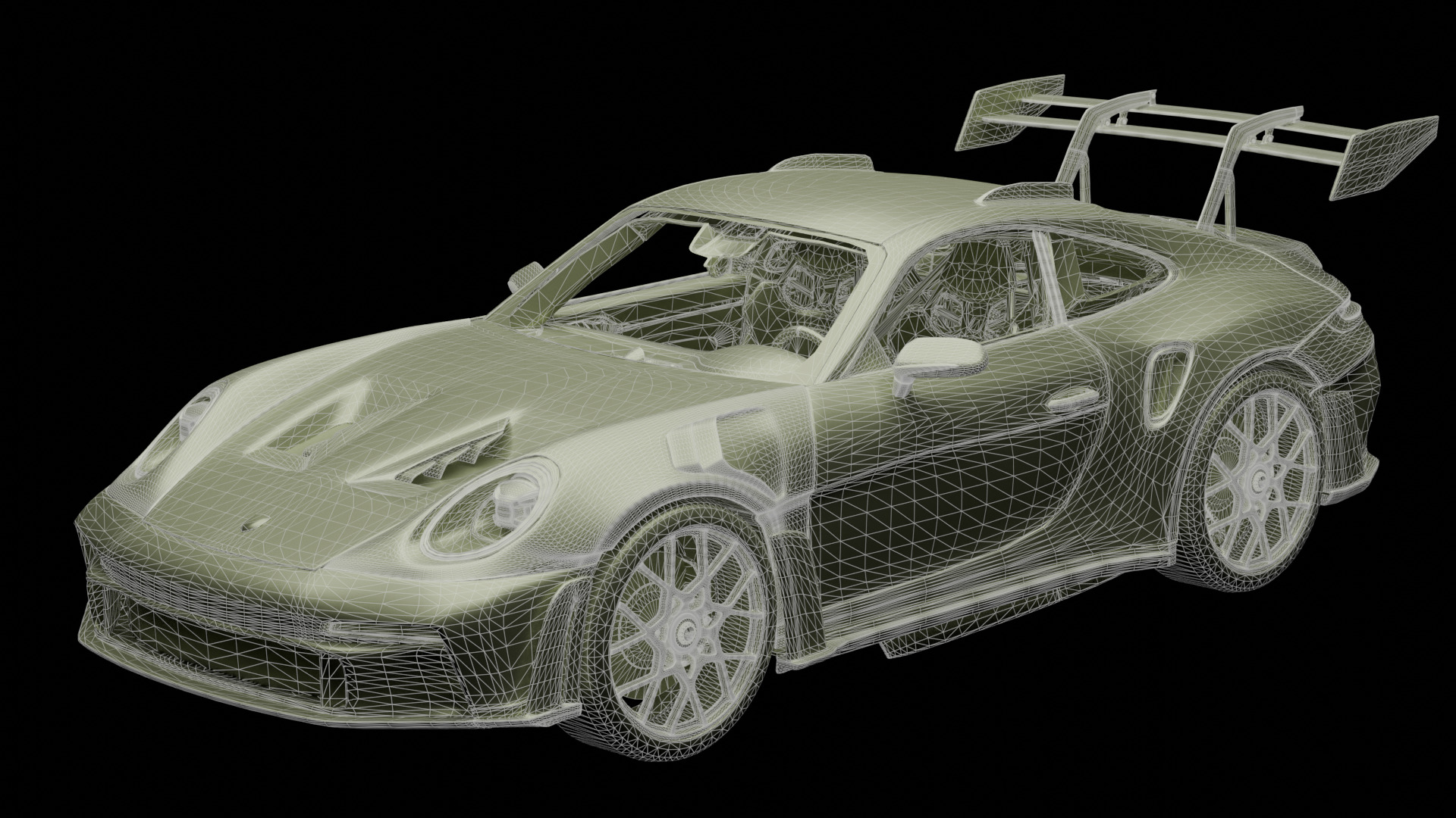 Porsche 911 GT3 RS 992 2023 3D model_7