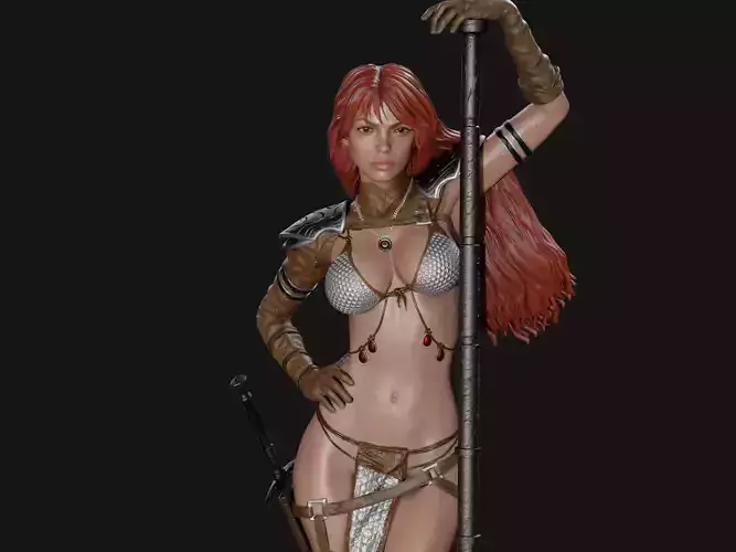 Red Sonja 3D Print