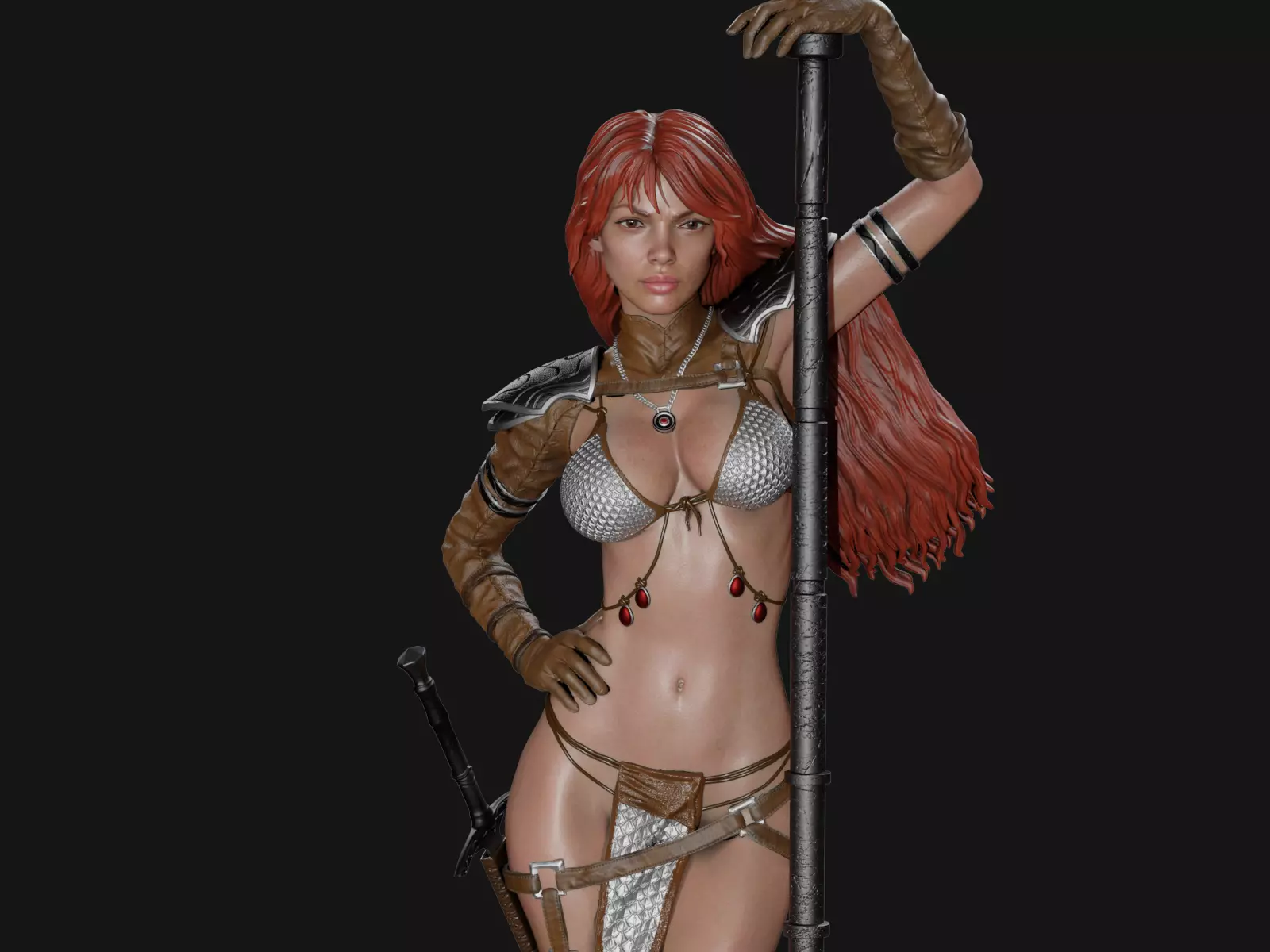 Red Sonja 3D Print 3D print model_0
