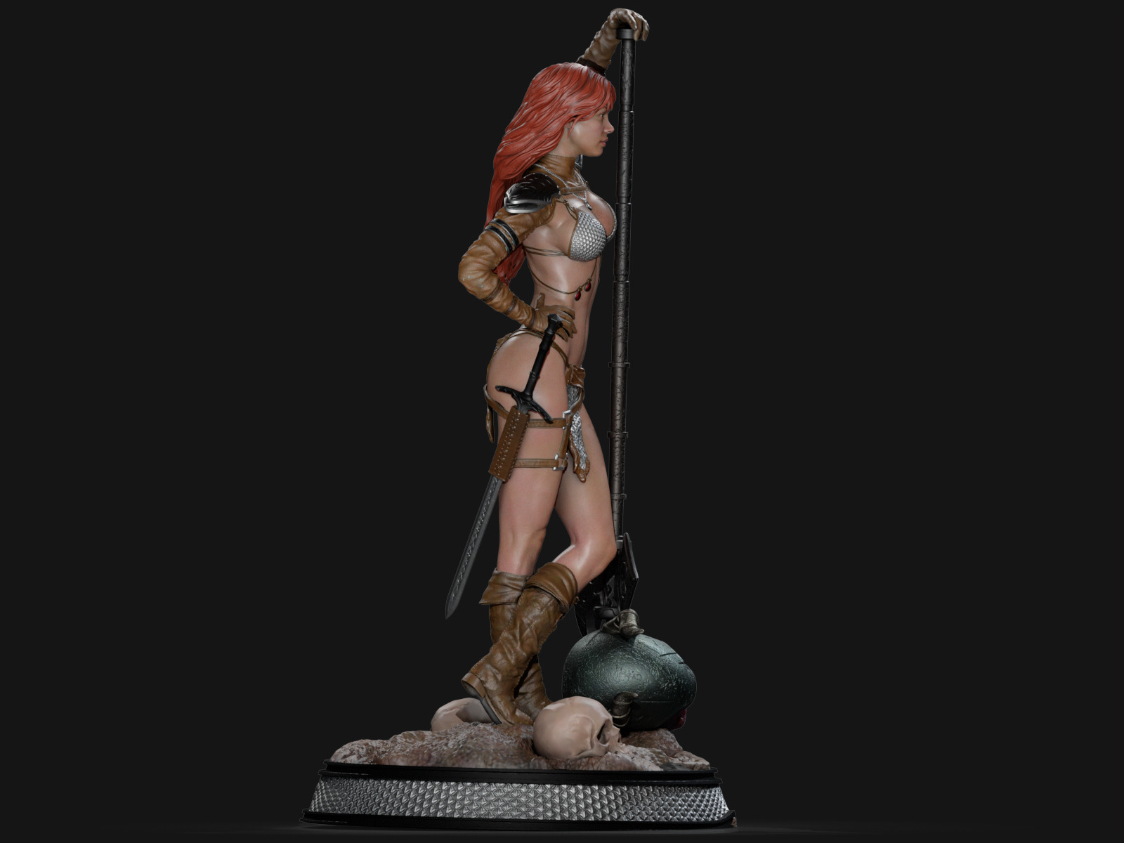 Red Sonja 3D Print 3D print model_3