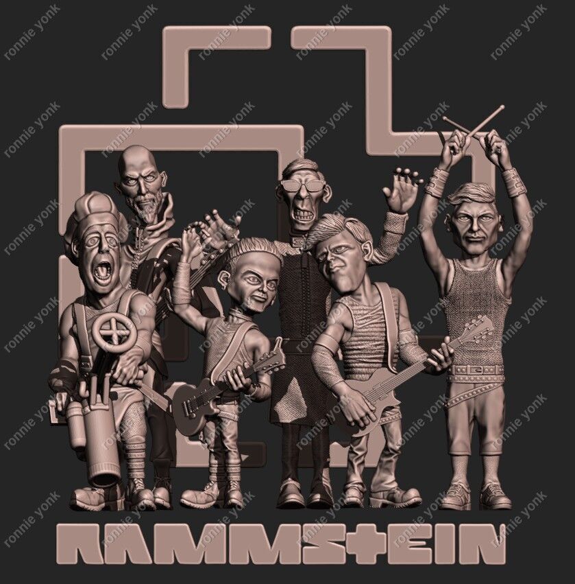 Rammstein - Flake Lorenz 3d printing 3D print model_6