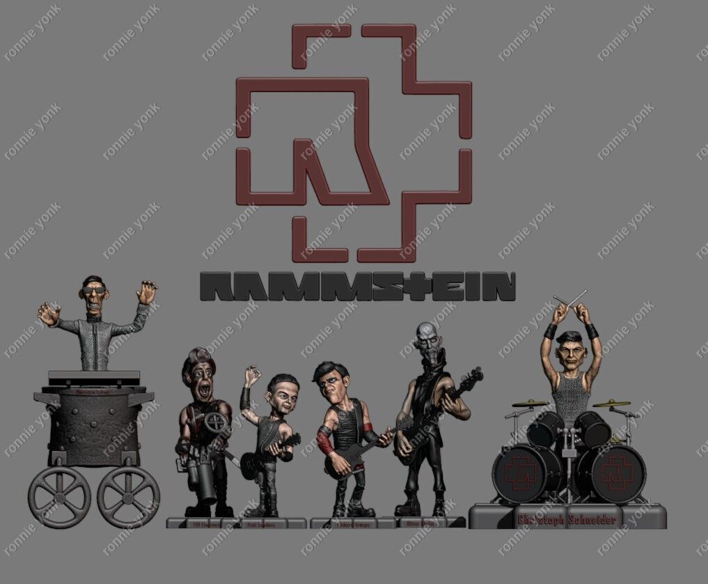 Rammstein - Flake Lorenz 3d printing 3D print model_5